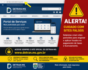 ALERTA: MORADOR DE SIDROLÂNDIA CAI EM GOLPE AO PAGAR LICENCIAMENTO EM SITE FALSO